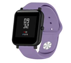 Strap-it Bracelet sport Xiaomi Amazfit Bip (violet clair)