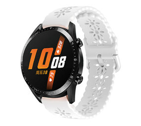 Strap-it Bracelet silicone á motifs Huawei Watch GT 2 42mm (blanc)
