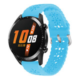 Strap-it Bracelet silicone á motifs Huawei Watch GT 2 42mm (bleu clair)