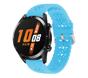 Strap-it Bracelet silicone á motifs Huawei Watch GT 2 42mm (bleu clair)