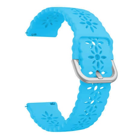Strap-it Strap-it Bracelet silicone á motifs Huawei Watch GT 2 42mm (bleu clair)