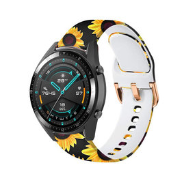 Strap-it Bracelet Sunny Flower Huawei Watch GT 2 42mm