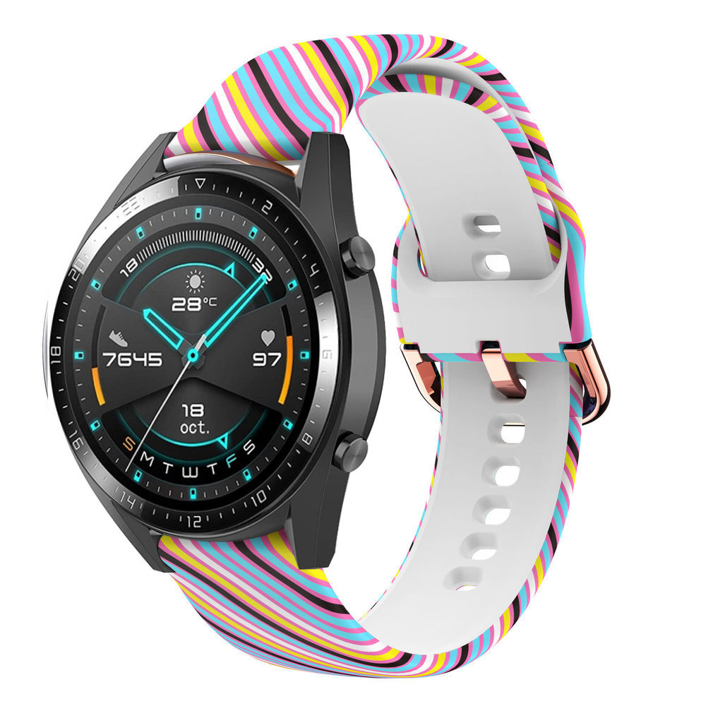 Strap-it Strap-it Bracelet Silly Stripes Huawei Watch GT 2 42mm