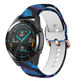 Strap-it Bracelet Funky Feather Huawei Watch GT 2 42mm Strap-it Bracelet Funky Feather Huawei Watch GT 2 42mm