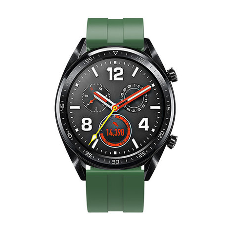 Strap-it Strap-it Bracelet silicone extrème Huawei Watch GT 2 (vert armée)
