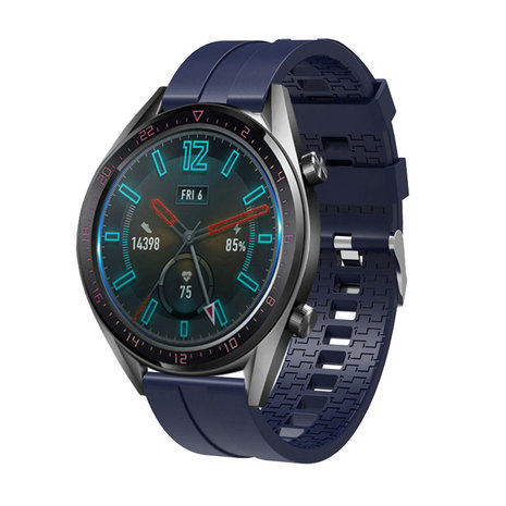 Strap-it Strap-it Bracelet silicone extrème Huawei Watch GT 2 (bleu foncé)