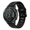 Strap-it Strap-it Bracelet silicone à motifs Honor Magic Watch 2 42mm (noir) Strap-it Strap-it Bracelet silicone à motifs Honor Magic Watch 2 42mm (noir)
