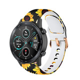 Strap-it Bracelet Sunny Flower Honor Magic Watch 2 42mm Strap-it Bracelet Sunny Flower Honor Magic Watch 2 42mm