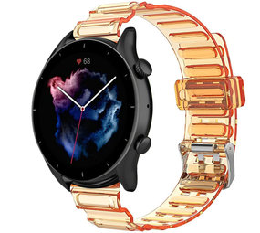 Strap-it Bracelet cristal Amazfit GTR (orange transparent)