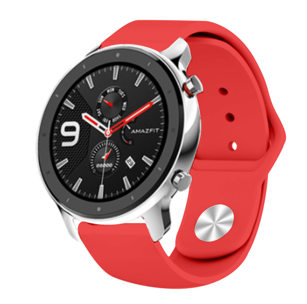 Strap-it Strap-it Bracelet sport Xiaomi Amazfit GTR (rouge)