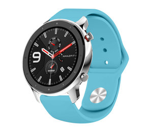 Strap-it Bracelet sport Xiaomi Amazfit GTR (bleu clair)