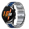 Strap-it Strap-it Bracelet acier Huawei Watch GT 2 (argent/bleu) Strap-it Strap-it Bracelet acier Huawei Watch GT 2 (argent/bleu)