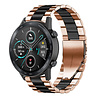 Strap-it Strap-it Bracelet acier Honor Magic Watch 2 (or rose/noir) Strap-it Strap-it Bracelet acier Honor Magic Watch 2 (or rose/noir)