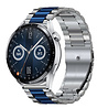 Strap-it Strap-it Bracelet acier Huawei Watch GT 3 46mm (argent/bleu) Strap-it Strap-it Bracelet acier Huawei Watch GT 3 46mm (argent/bleu)