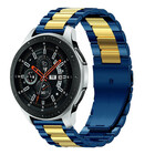 Strap-it Strap-it Bracelet acier Samsung Galaxy Watch 46mm (bleu/or)