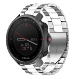 Strap-it Bracelet acier Polar Grit X Pro (argent/blanc)