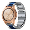 Strap-it Strap-it Bracelet acier Samsung Galaxy Watch 42mm (argent/bleu) Strap-it Strap-it Bracelet acier Samsung Galaxy Watch 42mm (argent/bleu)