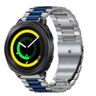 Strap-it Strap-it Bracelet acier Samsung Gear Sport (argent/bleu)