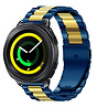 Strap-it Strap-it Bracelet acier Samsung Gear Sport (bleu/or) Strap-it Strap-it Bracelet acier Samsung Gear Sport (bleu/or)