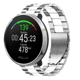 Strap-it Bracelet acier Polar Unite (argent/blanc)