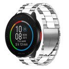 Strap-it Strap-it Bracelet acier Polar Pacer (argent/blanc)