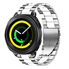 Strap-it Strap-it Bracelet acier Samsung Gear Sport (argent/blanc) Strap-it Strap-it Bracelet acier Samsung Gear Sport (argent/blanc)