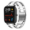Strap-it Strap-it Bracelet acier Xiaomi Amazfit GTS (argent/blanc) Strap-it Strap-it Bracelet acier Xiaomi Amazfit GTS (argent/blanc)