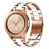 Strap-it Strap-it Bracelet acier Samsung Galaxy Watch 42mm (or rose/blanc) Strap-it Strap-it Bracelet acier Samsung Galaxy Watch 42mm (or rose/blanc)