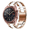Strap-it Strap-it Bracelet acier Samsung Galaxy Watch 3 41mm (or rose/blanc) Strap-it Strap-it Bracelet acier Samsung Galaxy Watch 3 41mm (or rose/blanc)