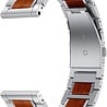 Strap-it Strap-it Bracelet bois/acier Fossil Gen 5 (argent) Strap-it Strap-it Bracelet bois/acier Fossil Gen 5 (argent)