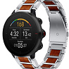 Strap-it Strap-it Bracelet bois/acier Polar Vantage M (argent) Strap-it Strap-it Bracelet bois/acier Polar Vantage M (argent)