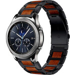 Strap-it Strap-it Bracelet bois/acier Samsung Gear S3 (noir)