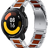 Strap-it Strap-it Bracelet bois/acier Xiaomi Watch S1 (argent) Strap-it Strap-it Bracelet bois/acier Xiaomi Watch S1 (argent)