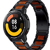 Strap-it Strap-it Bracelet bois/acier Xiaomi Watch S1 (noir) Strap-it Strap-it Bracelet bois/acier Xiaomi Watch S1 (noir)