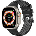 Strap-it Strap-it Bracelet à boucle sport Apple Watch (noir/gris)