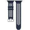Strap-it Strap-it Bracelet à boucle sport Apple Watch (bleu foncé/noir) Strap-it Strap-it Bracelet à boucle sport Apple Watch (bleu foncé/noir)