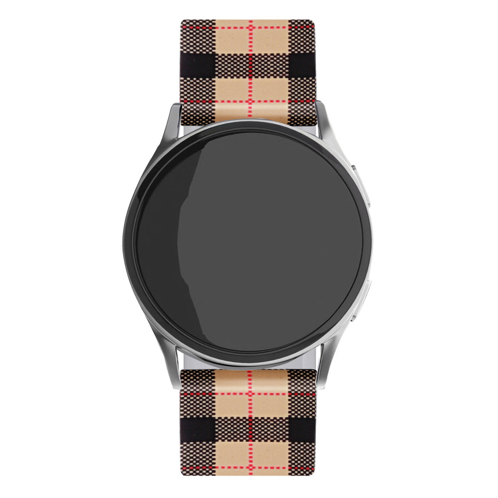 Strap-it Strap-it Bracelet à carreaux Samsung Galaxy Watch 5 44mm