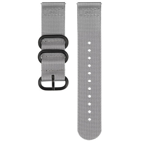 Strap-it Strap-it Bracelet nylon boucle Samsung Galaxy Watch Active (gris)