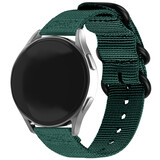 Strap-it Bracelet nylon boucle Polar Ignite 2 (vert foncé)