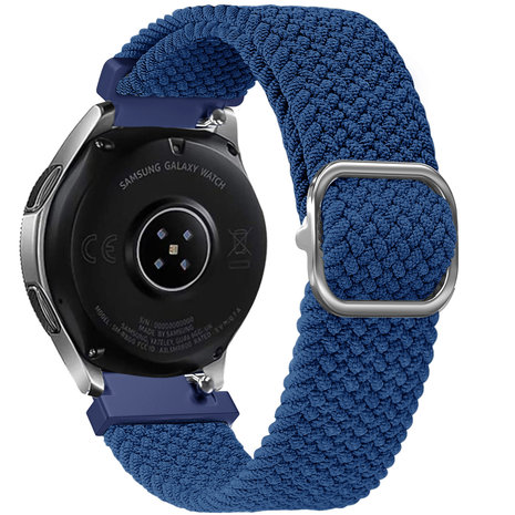 Strap-it Strap-it Bracelet tissé réglable Samsung Gear Sport (bleu)