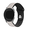 Strap-it Strap-it Bracelet hybride cuir Samsung Galaxy Watch 4 40mm (blanc) Strap-it Strap-it Bracelet hybride cuir Samsung Galaxy Watch 4 40mm (blanc)