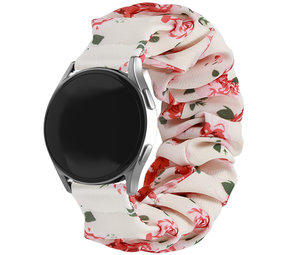 Strap-it Bracelet chouchou Samsung Gear Sport (fleurs)
