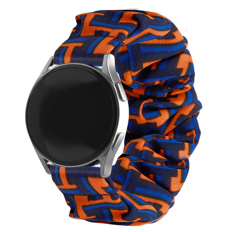 Strap-it Strap-it Bracelet chouchou Samsung Galaxy Watch 5 Pro (noir/orange/bleu)