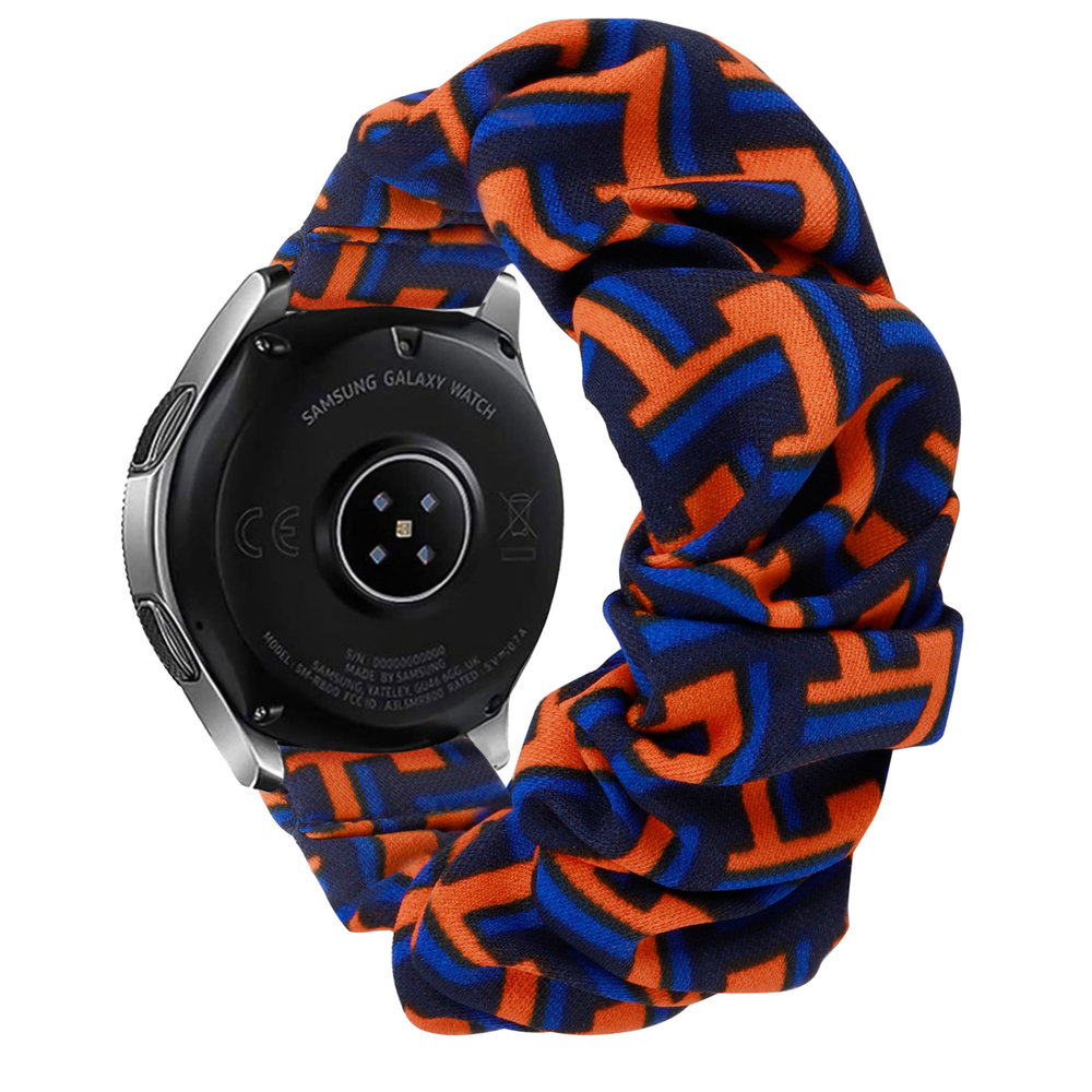 Strap-it Strap-it Bracelet chouchou Polar Pacer (noir/orange/bleu)