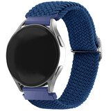 Strap-it Bracelet tissé réglable Samsung Galaxy Watch 3 45mm (bleu)
