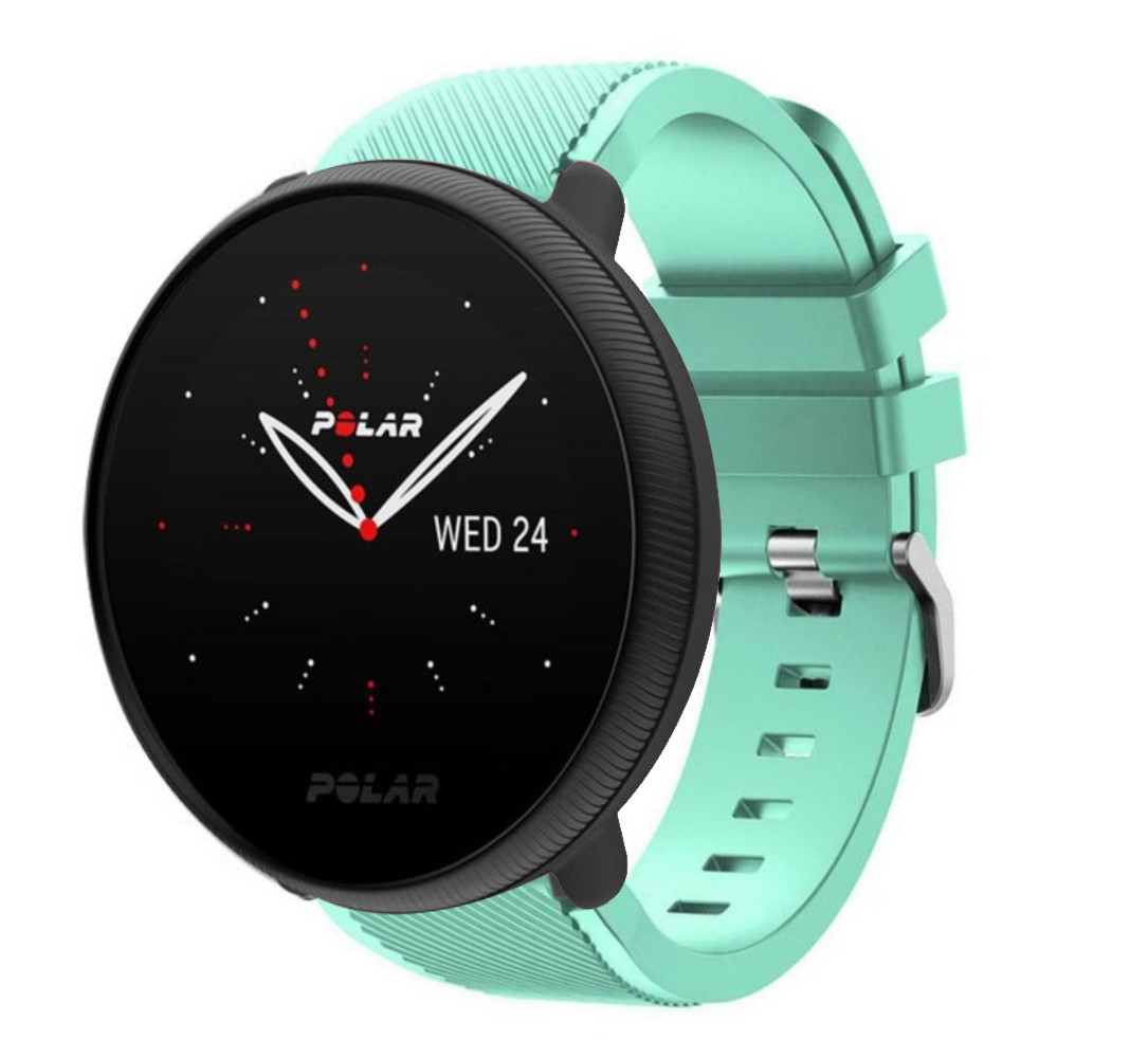 Strap-it Strap-it Bracelet silicone Polar Ignite 3 (aqua)