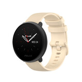 Strap-it Bracelet silicone de luxe Polar Ignite 3 (beige)