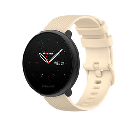 Strap-it Bracelet silicone de luxe Polar Ignite 3 (beige)