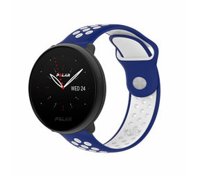 Strap-it Bracelet sport Polar Ignite 3 (bleu/blanc)