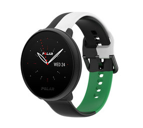 Strap-it Bracelet triple sport Polar Ignite 3 (noir/blanc/vert)